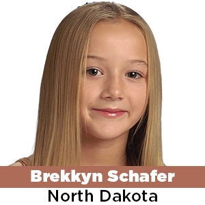 Headshot. Text, "North Dakota"