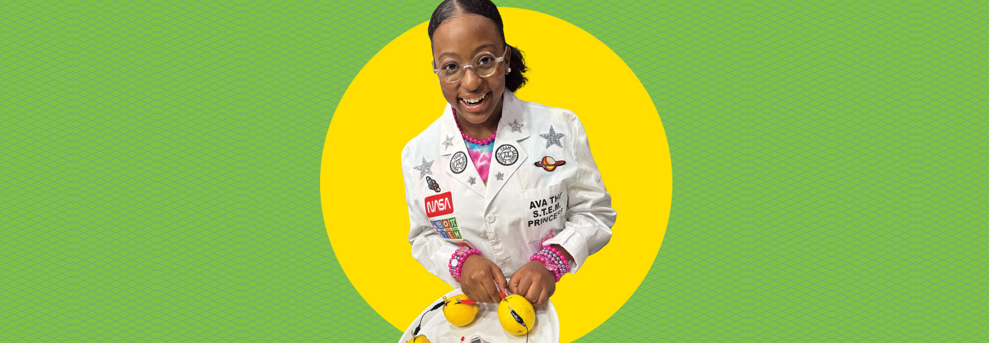 Image of a young scientist